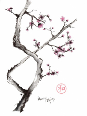 Criss-Cross Plum Blossom