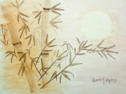 Asian Dusk Bamboo