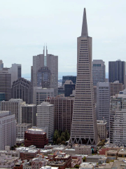 Transamerica Building from Coit Tower, San Francisco