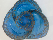 Fibonacci Party Plate with Trees