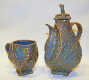 Aztec Teapot & Cup
